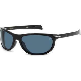 DAVID BECKHAM Mand DB 7117/S 807/KU Solbriller Acetat Sort Blå Firkantet