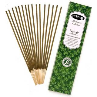 Nitiraj Masterpiece Collection røgelse 2-pakken 25 g 1 time pr. Stick Nanak
