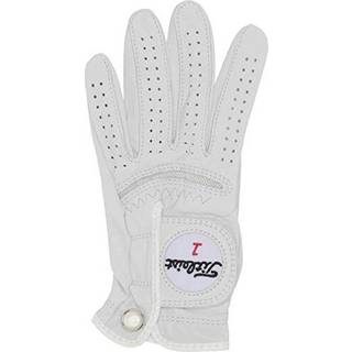 Titleist Perma Soft Golf handske Kvinder Reg Lh Pearl White (stor slidt på venstre hånd)