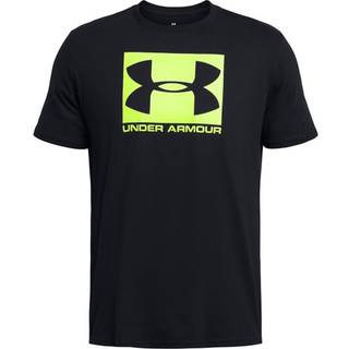 Under Armour Boxed sportstyle t-shirt - Sort/Gul - Str. XL - Modish.dk