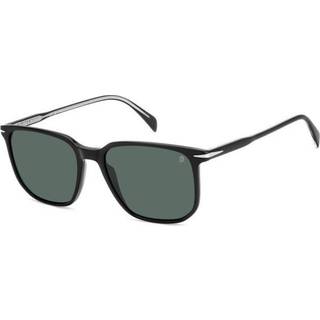 DAVID BECKHAM Mand DB 1141/S 807/QT Solbriller Acetat Sort Grøn Firkantet