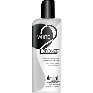 Devoted Creations White 2 Black Supre Advanced Bronzer Tanning Lotion – dyb, mørk brunfarve i én session
