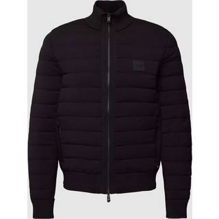 BOSS Black Herren Steppblouson schwarz unifarben