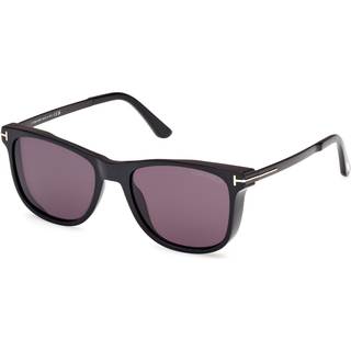 TOM FORD Mand FT1104 SINATRA 01A Solbriller Acetat Sort Grå Firkantet Normal