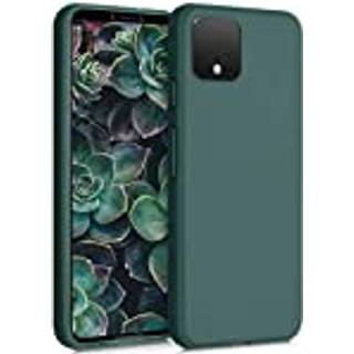Kwmobile -sag kompatibel med Google Pixel 4 -sag - Bl?d slank beskyttende TPU -silikoneafd?kning - Forest Green