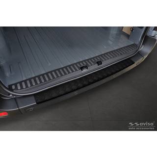 Læssekantbeskytter - Opel Movano / Renault Master Årg. 2014-> Aluminium Mat Sort - Dørk mønster (3mm tykkelse)