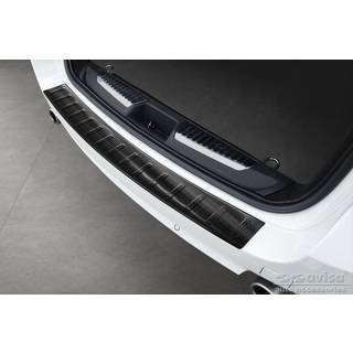 Læssekantbeskytter - Renault Laguna III Combi Årg. 2008-2015 Rustfrit Stål - Sort Børstet Stål