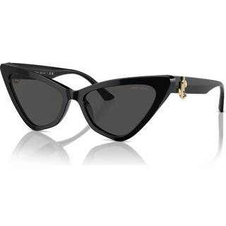 Jimmy Choo Kvinde JC5008 500087 Solbriller Acetat Sort Grå Cat Eye Normal