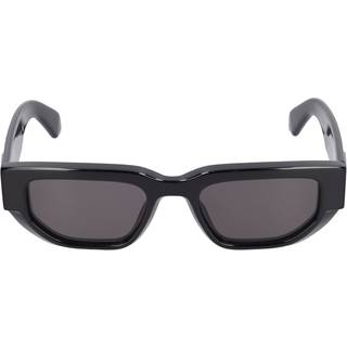 Off-White Unisex OERI115 Greeley 1007 black Solbriller Acetat Sort Grå Firkantet Normal