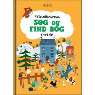 Min allerførste søg og find bog - Sjove dyr - Romain Guyard