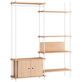 MOEBE S.200.2.G Reol System Eg/hvid