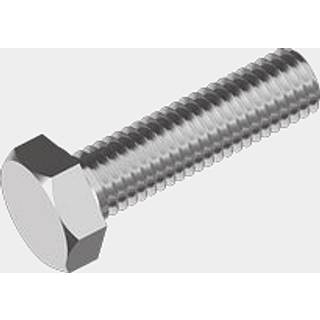 Sekskantskrue (bolt), rustfrit syrefast stål (A4 / AISI 316, marinklasse), M8 x 50 mm, 2-pak