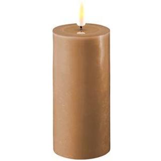 Deluxe Homeart Caramel LED Bloklys 5x10 cm