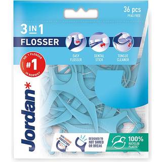 Jordan 3-in-1 Flosser Tandtråds-bøjler 26 stk.