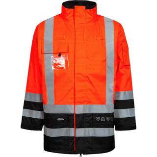 Lyngsøe Rainwear FR-LR åndbar vinter regnjakke, gul/sort - flere varianter S