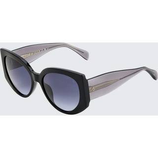 Rag & Bone RNB1085/G/S Asian Fit 807/9O 58 Solbriller Kvinder Black - Black - 58mm