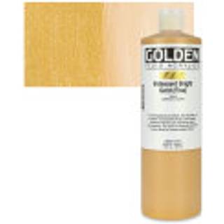 Fluid Acrylics af Golden Iridescent Bright Gold (Fine) 16 fl. oz. Blaske professionel akrylmaling halvtransparent