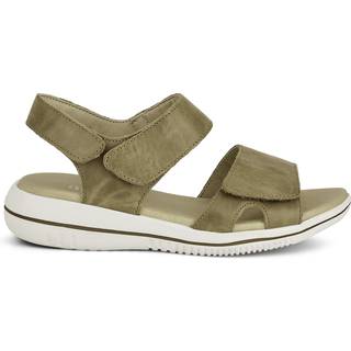 Green Comfort Leaf Sandal Oliven 37