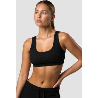 Recharge Ribbed Top Wmn Black