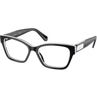 Swarovski SK2013 1015 52 Briller Kvinder Black - Top White - 52mm