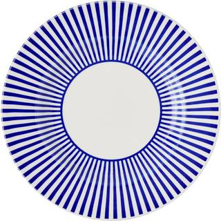 Spode Steccato salattallerken Ø22 cm Blå-hvid