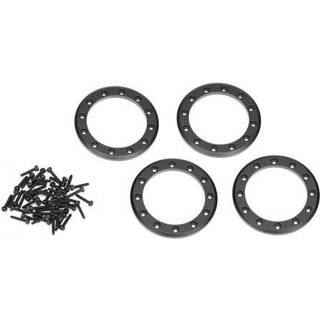 Traxxas 8169T Beadlock Rings Alu Black 1.9" (4)