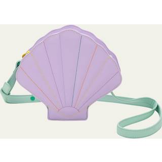 Stella McCartney Kids Seashell faux leather shoulder bag - purple - One Size