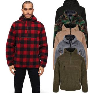 Brandit Teddyfleece Anorak m. Hætte Oliven - 6XL