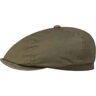 Cotton Twill Flatcap, Military Olive, L