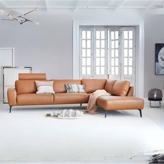 Hjort Knudsen Copenhagen læder Hjørnesofa Højrevendt