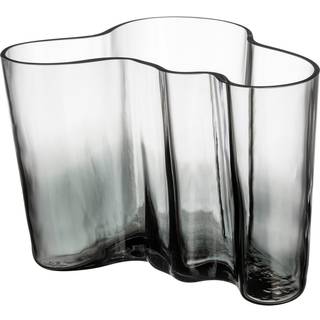 Iittala Alvar Aalto vase Limited Edition 140 mm Klar-mørkegrå