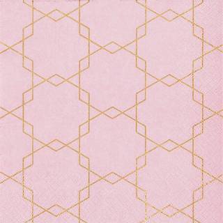 Windsor mønstrede servietter 33x33 cm 20-pak (På lager i butik)