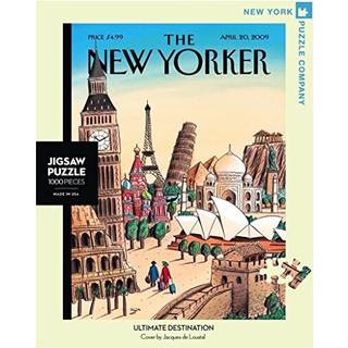 New York Puzzle Company - New Yorker Ultimate Destination - 1000 Piece Jigsaw Puzzle For Voksne af Jacques de Loustal