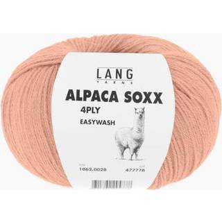 Lang Yarns Alpaca Soxx 4-ply 0028 Indhold: 70% Superfine alpaca, 30% Nylon Vægt/længde: 100 g = ca 390 m Anbefalede pinde: 2.50-3.50 mm Strikkefasthed: 10x10 cm = 30 m x 41 r Vask: Max 30 °C / Kan tørretumbles ved lav varme / Brug vaskemiddel til finvask uden skyllemiddel.