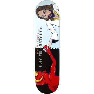 "Toy Machine Bury The Hatchet 8.25"" Skateboard deck" - Uni - lightblue/black
