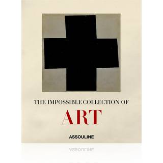 Assouline Coffee Table Books - 'The Impossible Collection of Art', 2nd edition in White Paper Cardboard, Fabric