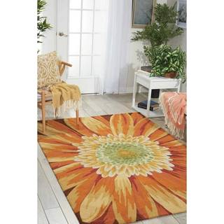 Nourison 1767 Fantasy Area Rug Collection Multi Color 2 ft 6 in. X 4 ft rektangel