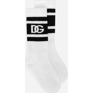 Dolce&Gabbana Kids Logo cotton-blend socks - multicoloured - Y 4/5