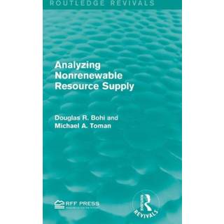 Analyzing Nonrenewable Resource Supply