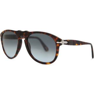 Persol Mand PO0649 24/86 Occhiali da sole Acetat Skildpadde Blå Pilot Normal Skygge