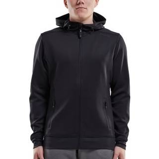 Craft - Noble Full Zip Hood Maend - Black M
