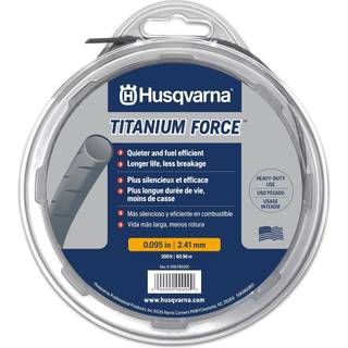 HUSQVARNA STRIM TRIMMER LINE .080-tommer 208ft spool titanium Force High Efficiency Long Life Life Life Acceleration
