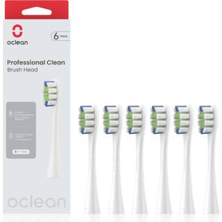 Oclean Professional Clean Brush Head White 6pcs