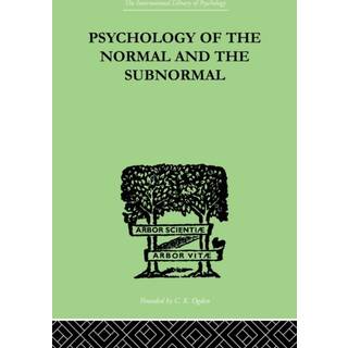 Psychology Of The Normal And The Subnormal