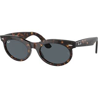 Ray-Ban RB2242F Wayfarer Oval Asian Fit 902/R5 53 Solbriller Mænd Tortoiseshell - Dark Tortoise - 53mm