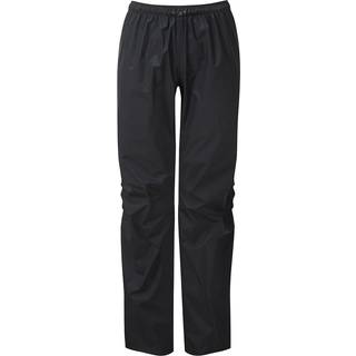 Mountain Equipment Women's Zeno Full Zip Pant Regnbukser Damer størrelse 12 - Regular farve sort