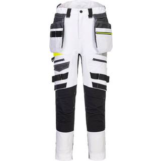 DX4 hi-vis bukser med aftagelige hængelommer - Sort (Størrelse: 36)