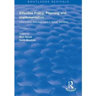 Effective Policy, Planning and Implementation