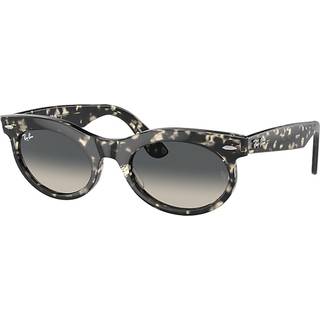 Ray - Ban Unisex RB2242 WAYFARER OVAL 133371 Solbriller Acetat Skildpadde Grå Rund Normal Skygge
