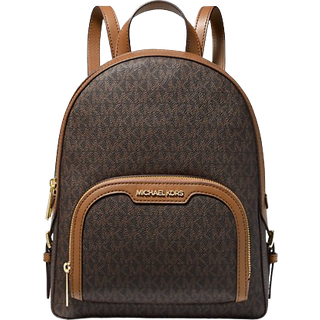 MK Jaycee Medium Logo Backpack - Brown - Michael Kors - ONE SIZE